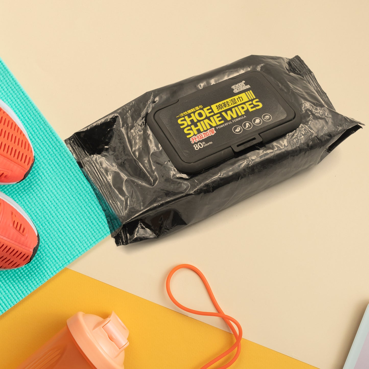 SneakFresh Shoe Cleaning Wipes (80 pcs) by Lunovia Life