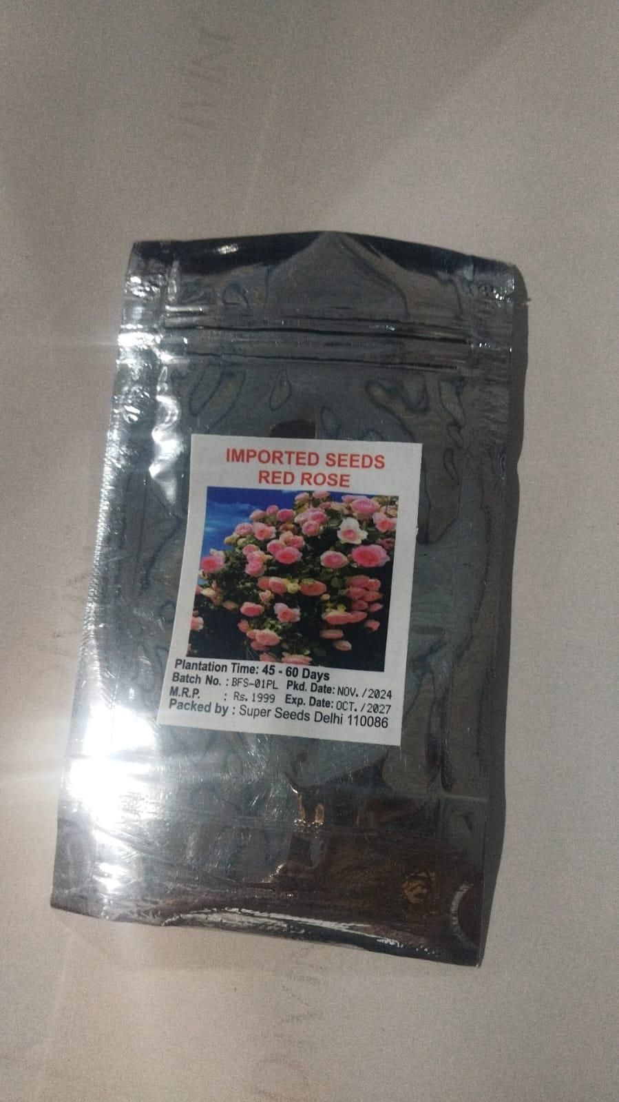 Rosaria Luxe- Climbing Rose Flower Seeds by Lunovia Life (Single pack only)
