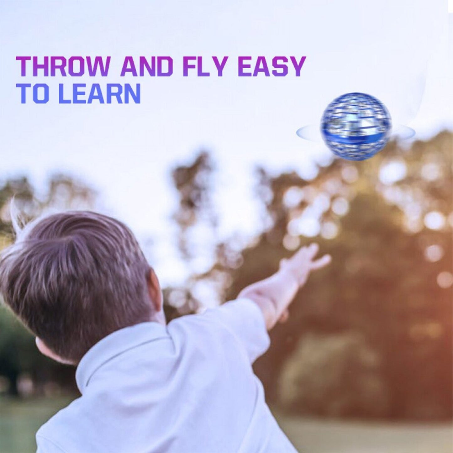 GlowOrb - The Flying Spinner Toy by Lunovia Life